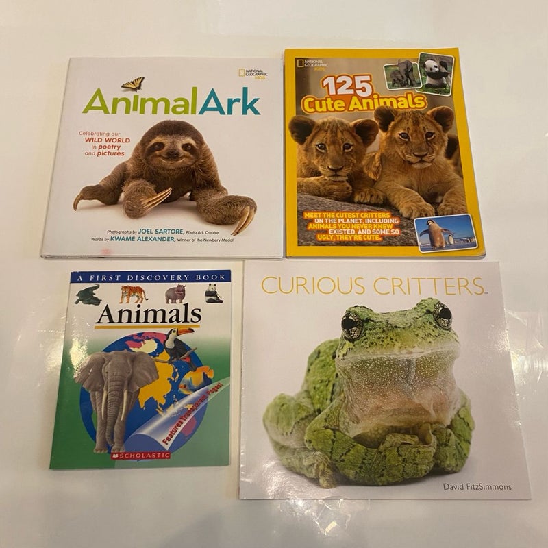 Kids' Animal Books Bundle: National Geographic & Scholastic