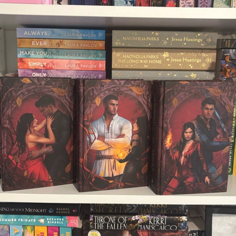 The Book of Azrael, The Throne of Broken Gods, The Dawn of Cursed Queen