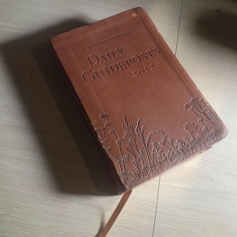 Daily Guideposts 2012 Leather Cover Never Written 