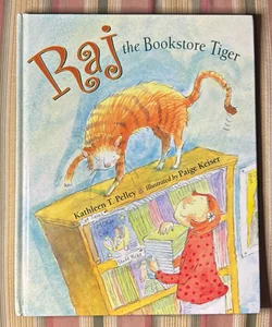 Raj the Bookstore Tiger