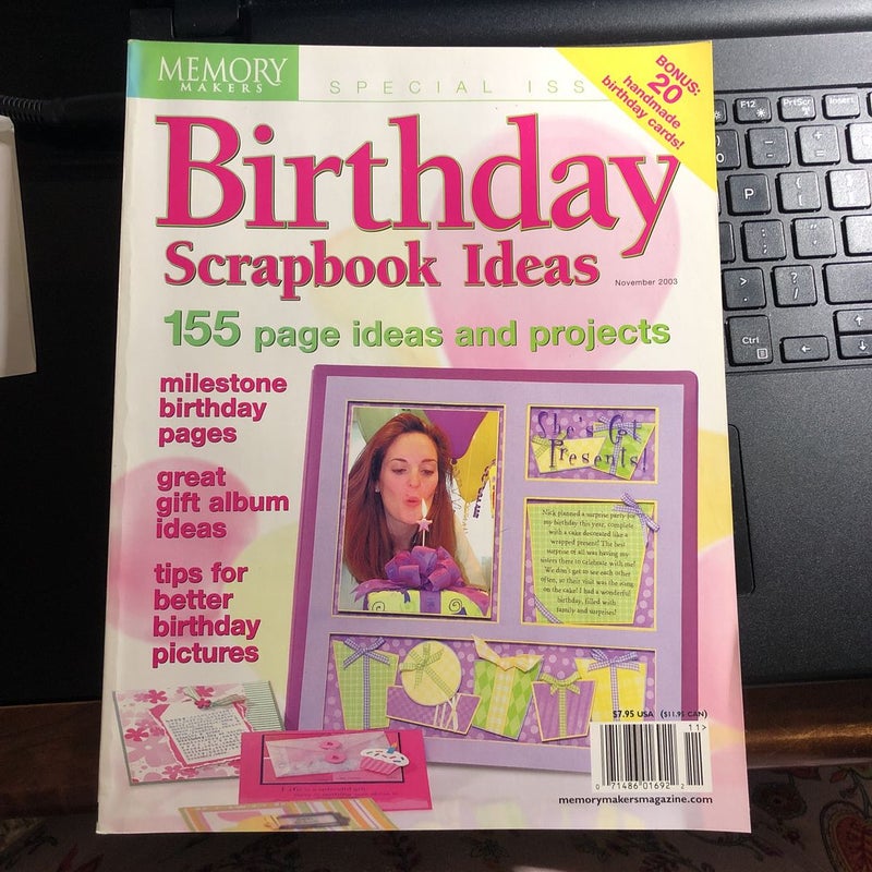 Birthday Scrapbook Ideas