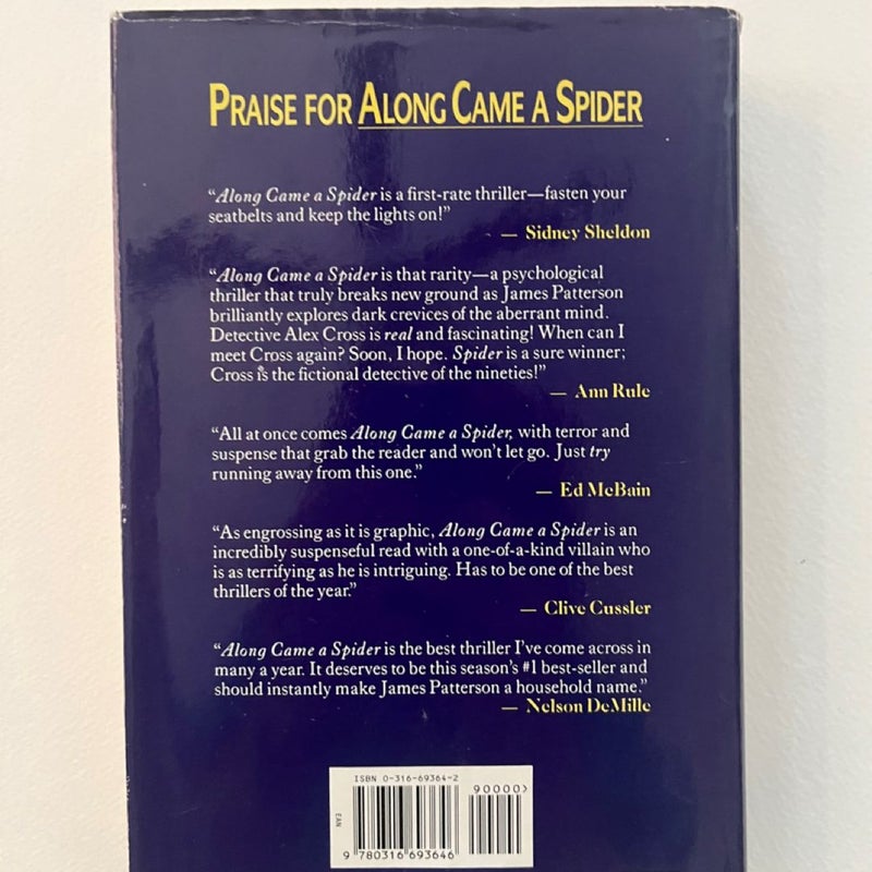 Along Came a Spider First Edition 