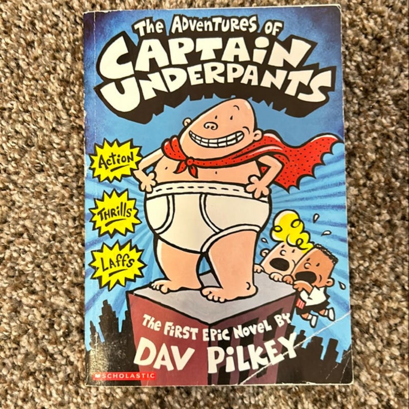 Captain Underpants 1,3,5,7,and 8