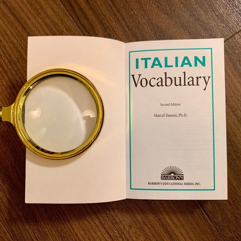 Italian Vocabulary (Barron’s)