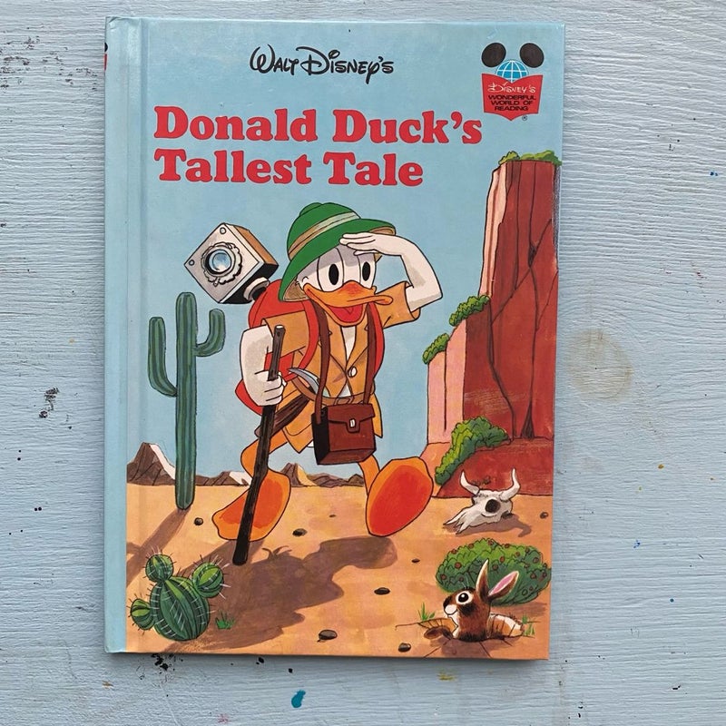 80s Vintage Disney Donald Duck’s Tallest Tales Picture Book