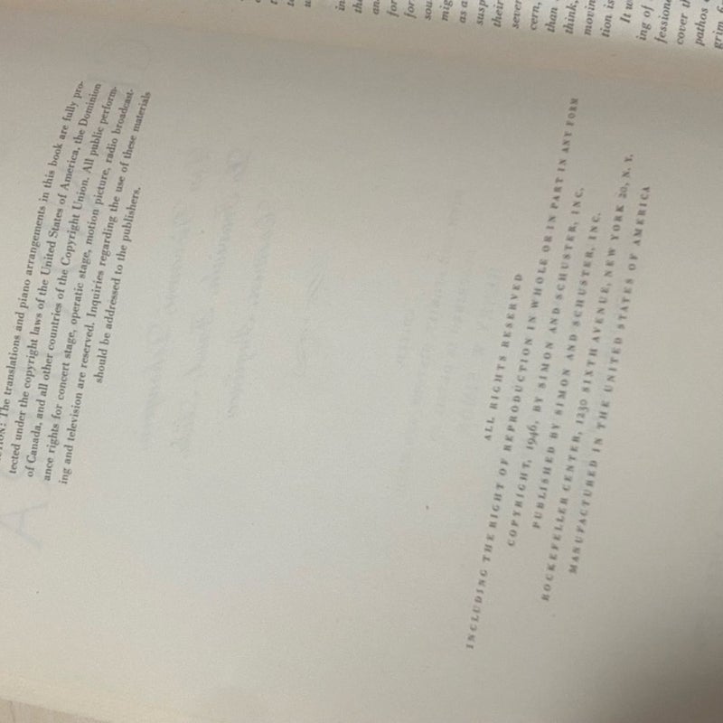 A Treasury Of Grand Opera 1st Edition