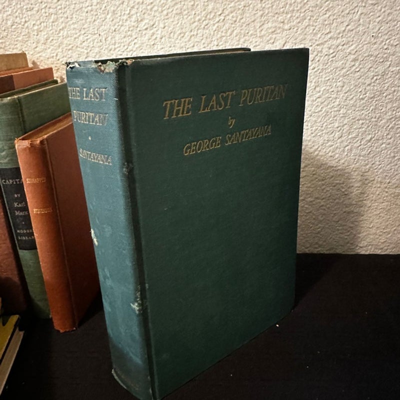 The Last Puritan-George Santayana First Edition/1st Printing 1936