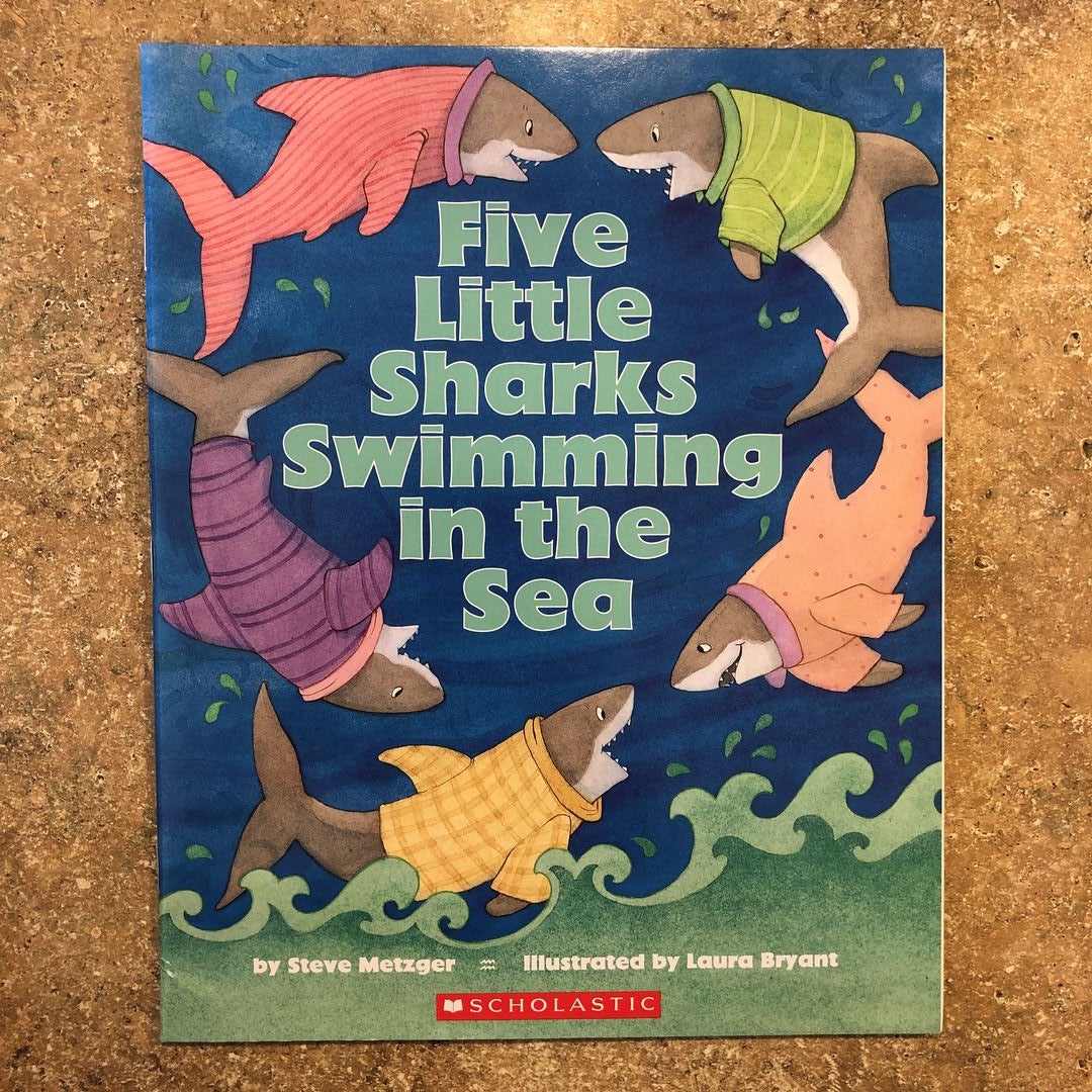 Five Little Sharks Swimming in the Sea