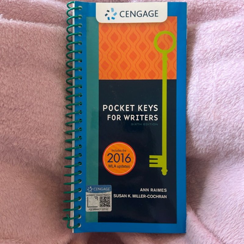 Pocket Keys for Writers with APA Updates, Spiral Bound Version by Ann ...