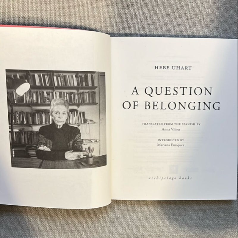 A Question of Belonging