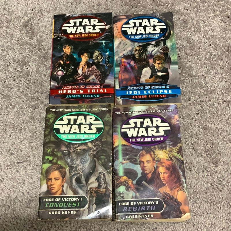 Star Wars The New Jedi Order Lot of 4