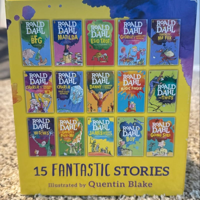 Roald Dahl 15-Book Boxed Set-PROP-RMS