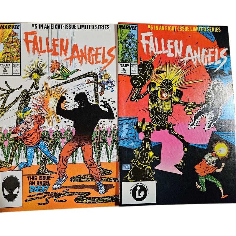 Marvel Comics Complete Fallen Angels Limited Mini Series #1-8