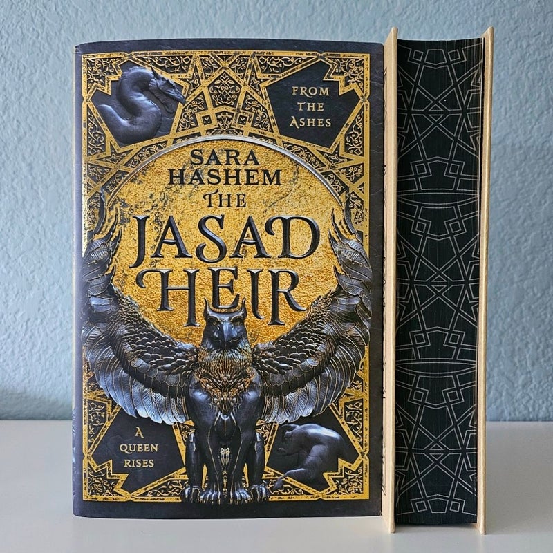 Illumicrate The Jasad Heir SIGNED by Sara Hashem Special Edition GOLD hardcover