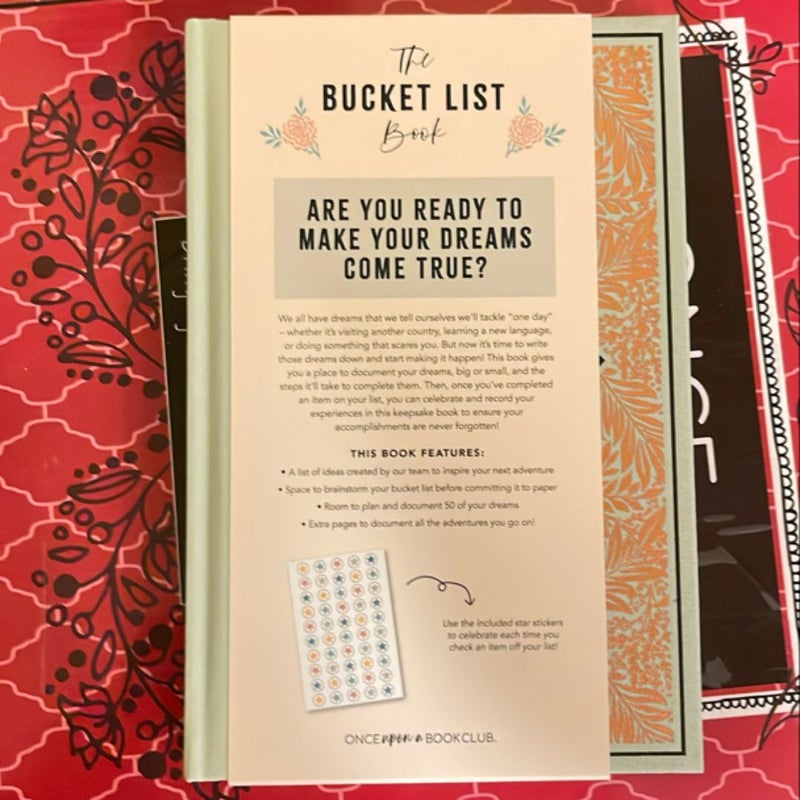 Once Upon a book club Advent Bucket List book 