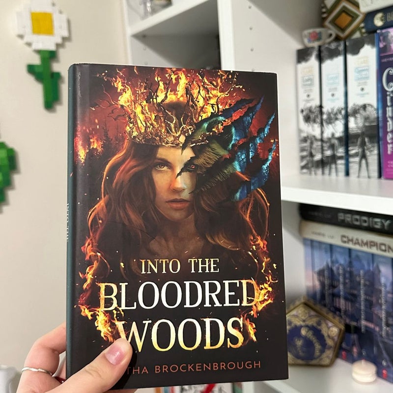 SIGNED FIRST EDITION Into the Bloodred Woods