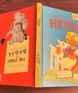 The Story of Babar, and Heidi Dandelion Library Flip Book