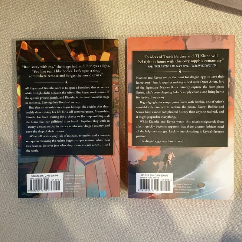 SIGNED A Pirate’s Life for Tea & Can’t Spell Treason Without Tea