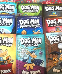 Dog Man 9 book bundle