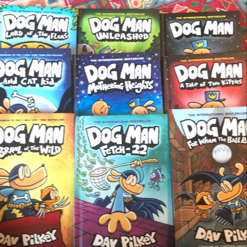 Dog Man 9 book bundle