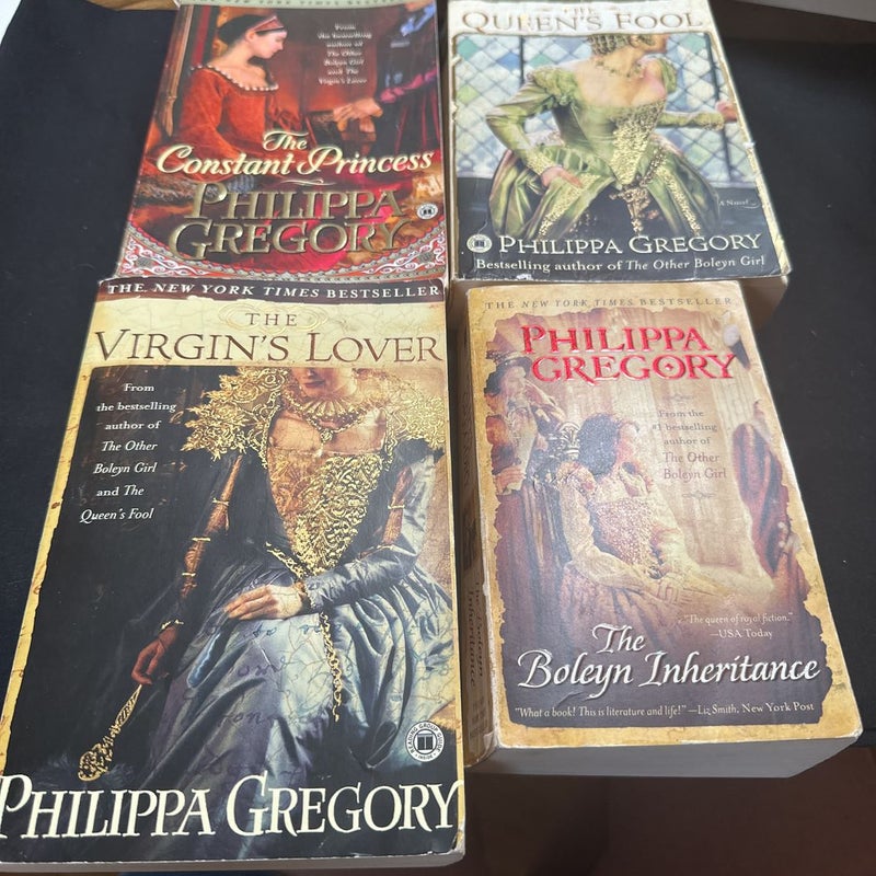 The Virgin's Lover, The Boleyn Inheritance, The Queens Fool, The Constant Princess 