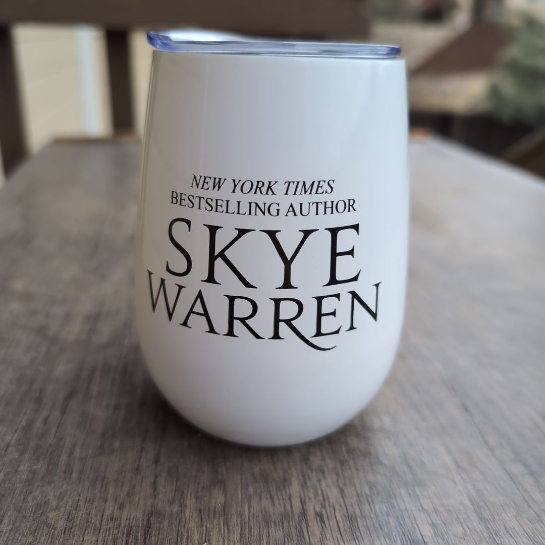 Skye Warren wine tumbler 