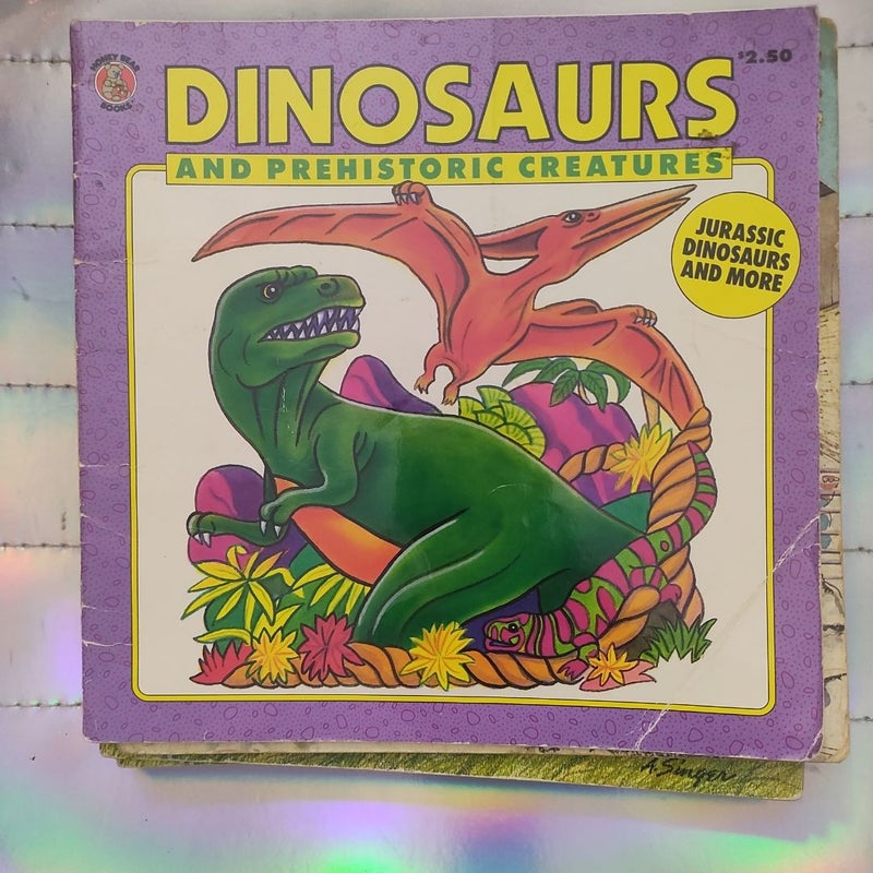 Dinosaur and prehistoric creatures vintage 1993