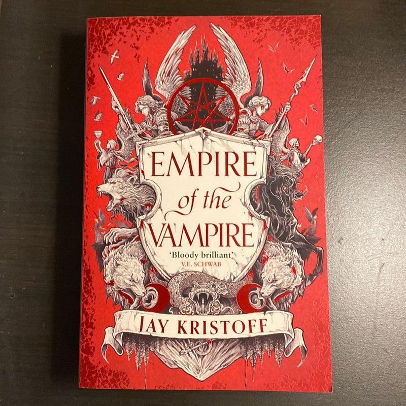DYMOCKS EXCLUSIVE BLOOD RED SIGNED EDITION Empire of the Vampire