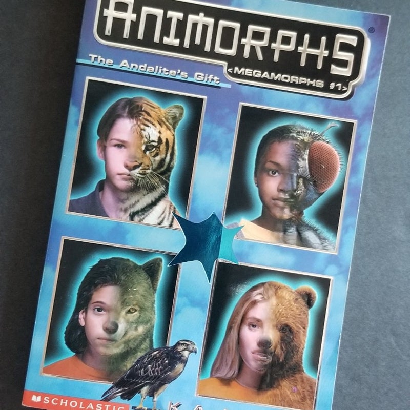 VINTAGE 90s LOT OF ANIMORPHS BOOKS INCLUDES ANDALITE'S GIFT W/NEW IRON-ON DECAL