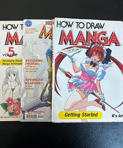 How To Draw Manga Set of 3 