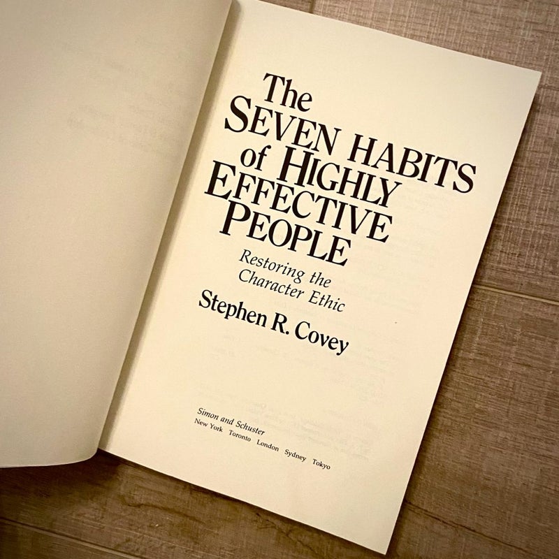 The Seven Habits of Highly Effective People