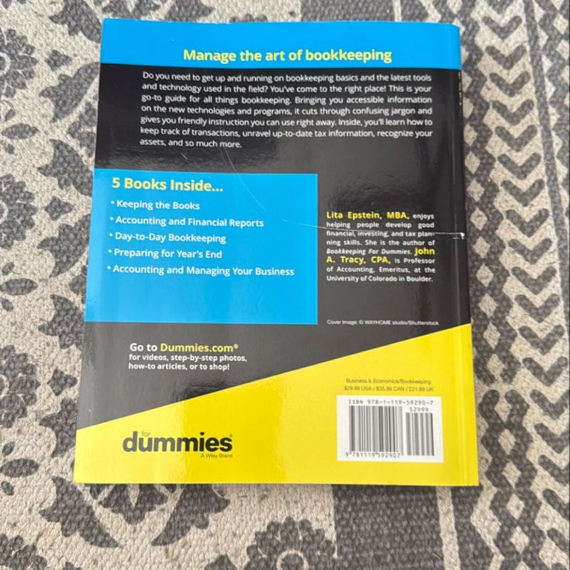 Bookkeeping All-In-One for Dummies