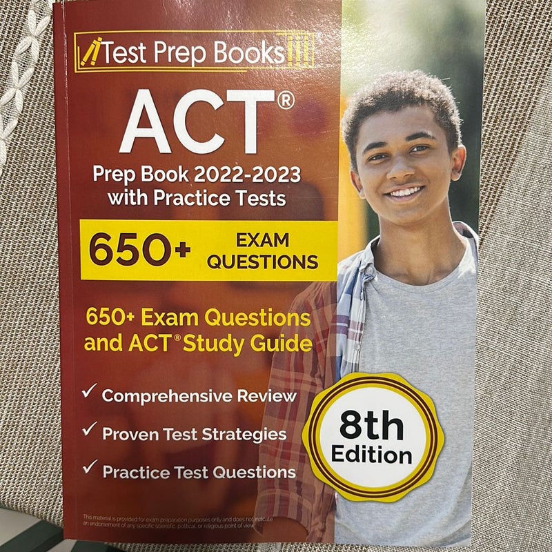 ACT Prep Book 2022-2023 with Practice Tests
