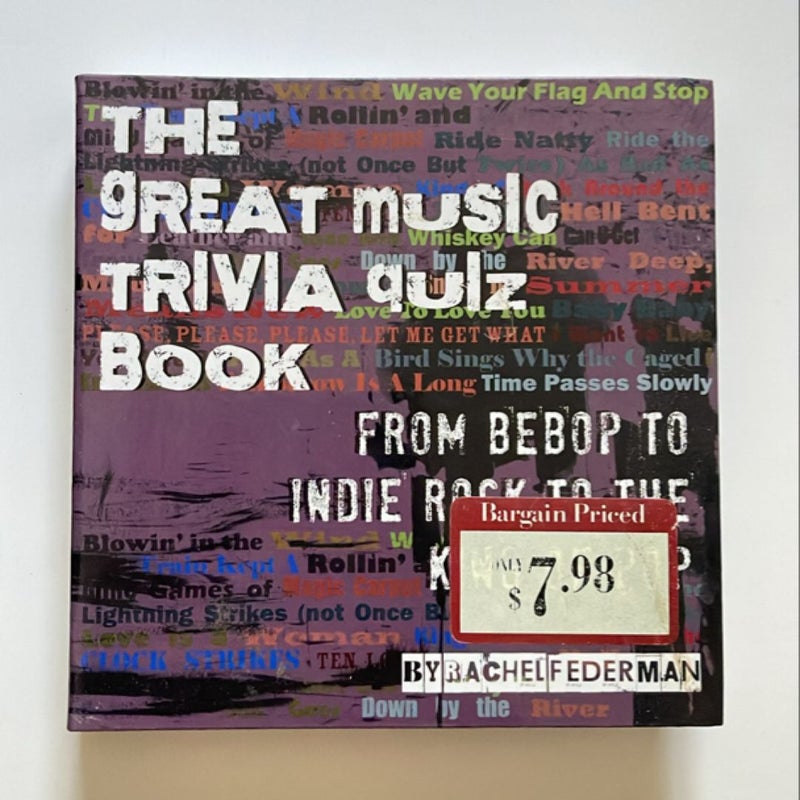 The Great Music Trivia Quiz Book 