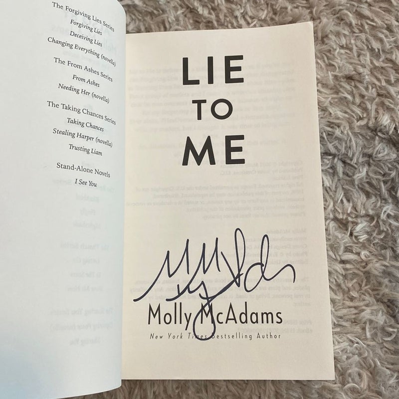 Lie to Me (Signed)