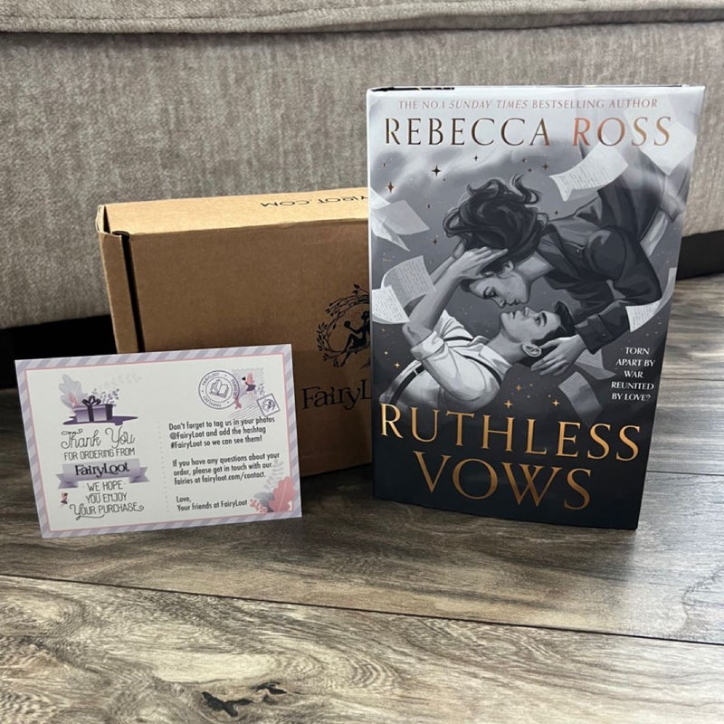 Fairyloot edition of Ruthless Vows