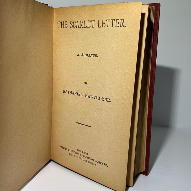 The Scarlet Letter (ANTIQUE 1896) 