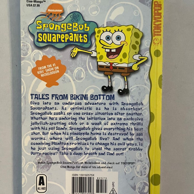 LOT of 2 Y2K Spongebob Squarepants Paperback Books Easter Bikini Bottom