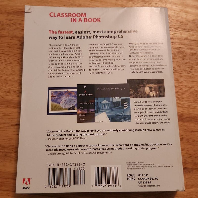 Classroom In A Book Adobe Photoshop CS 2004