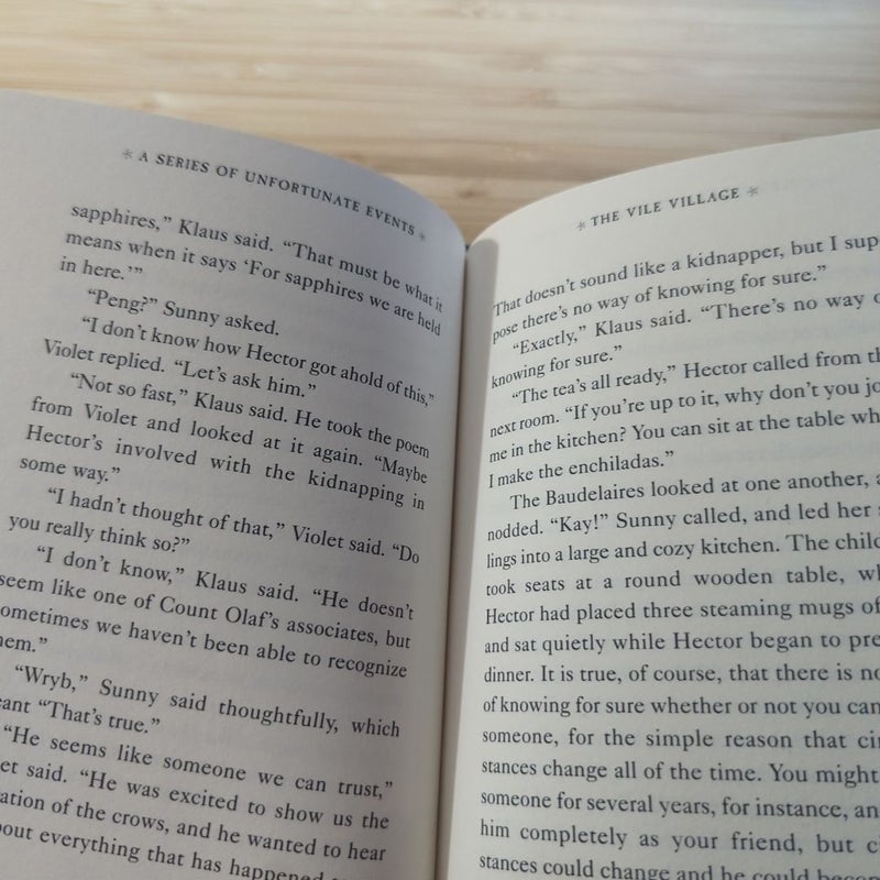 A Series of Unfortunate Events #7: the Vile Village