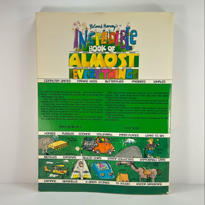 Roland Harvey’s Incredible Book Of Almost Everything