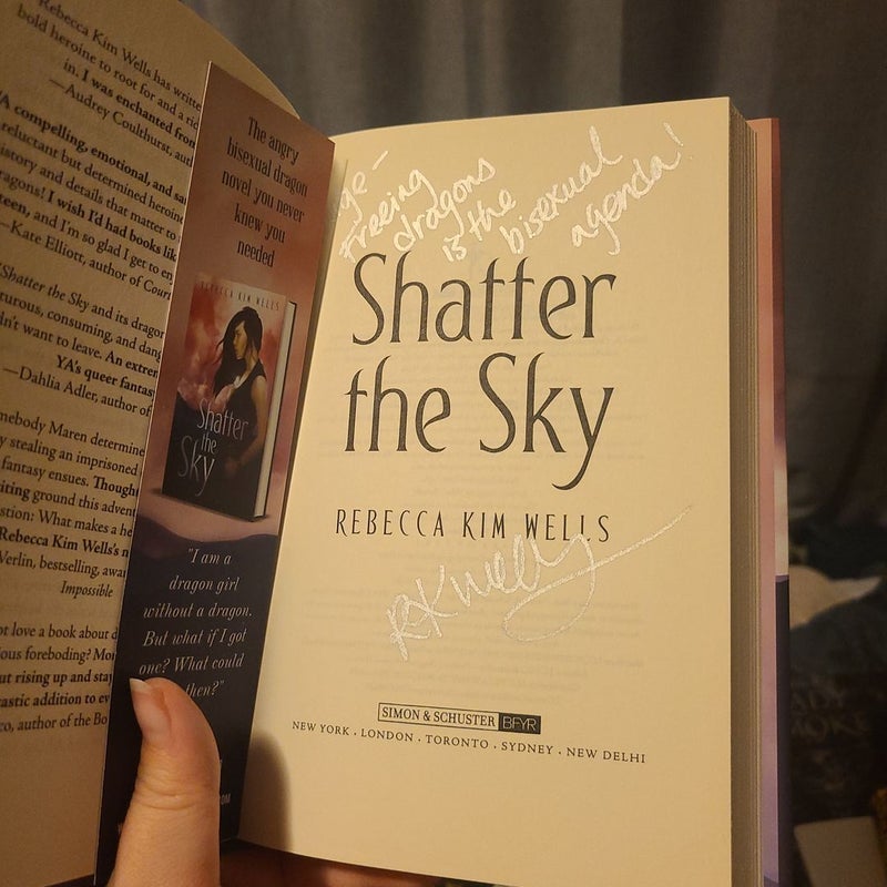 Shatter the Sky (signed duology bundle)