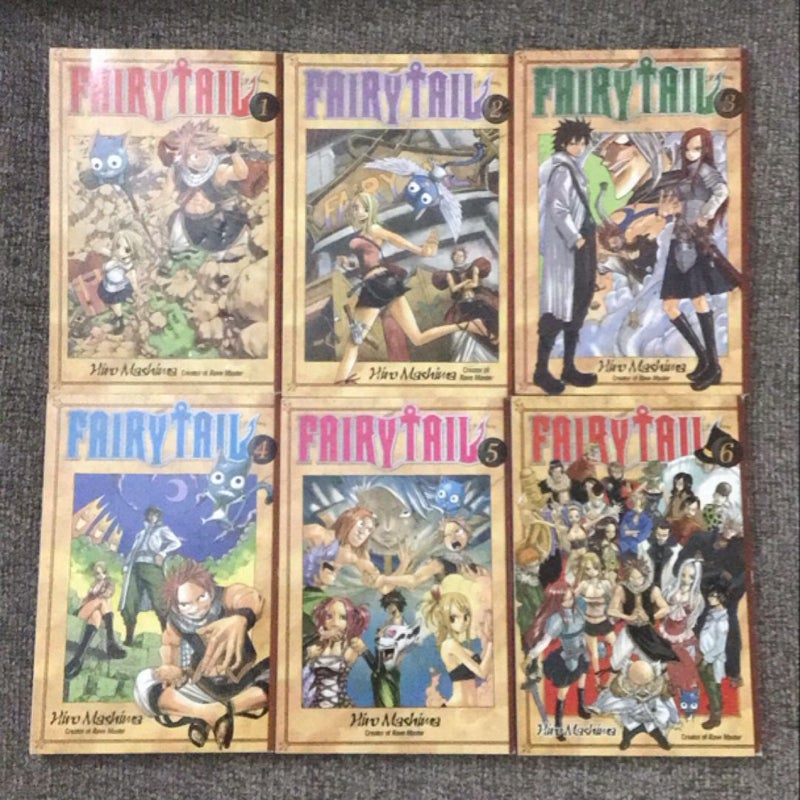 Fairy Tail vol. 1-6