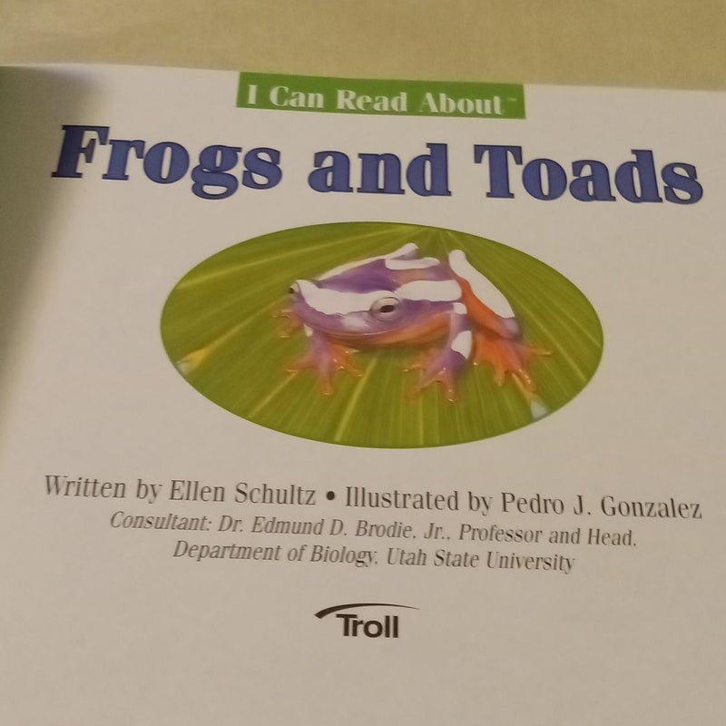 I Can Read about Frogs and Toads