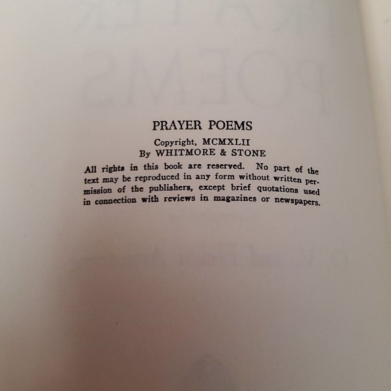 Prayer Poems