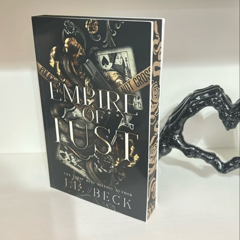 Empire of Lies Pain Lust 3 books J. L. Beck series SPRAYED EDGES