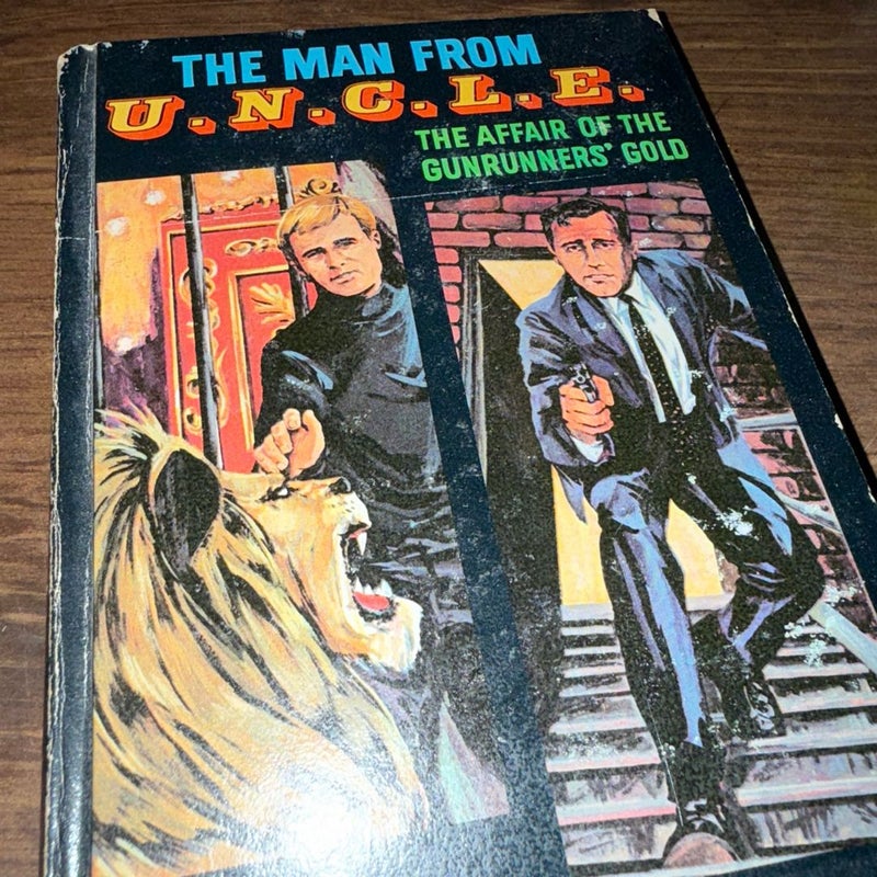 The Man From Uncle Affair of the Gunrunners' Gold 1967 Whitman Hardcover Book