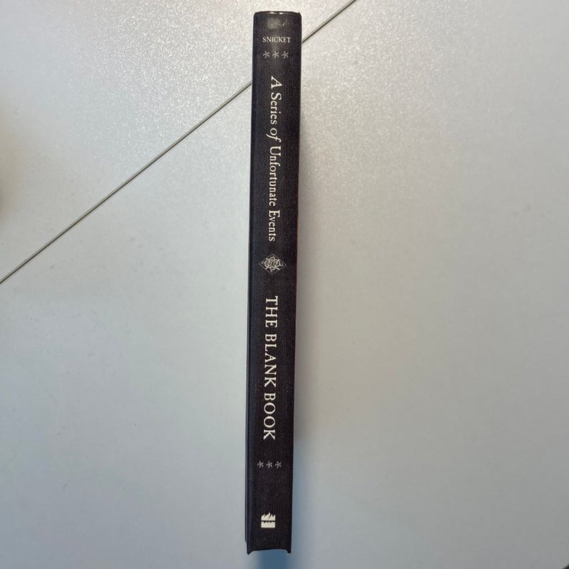 A Series of Unfortunate Events: the Blank Book