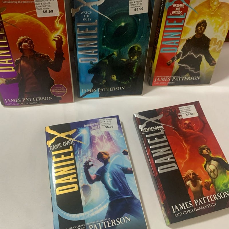 Daniel X Series 5 Books in Paperback, Young Readers James Patterson