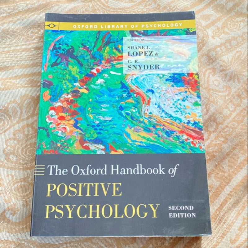 Handbook of Positive Psychology